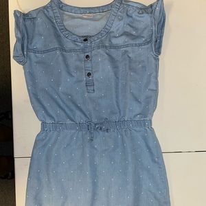 Blue “jean patterned” dress